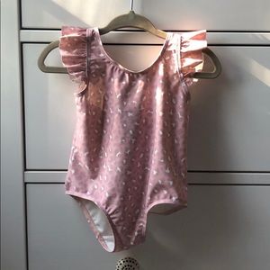 H&M leopard print 9-12m swimsuit